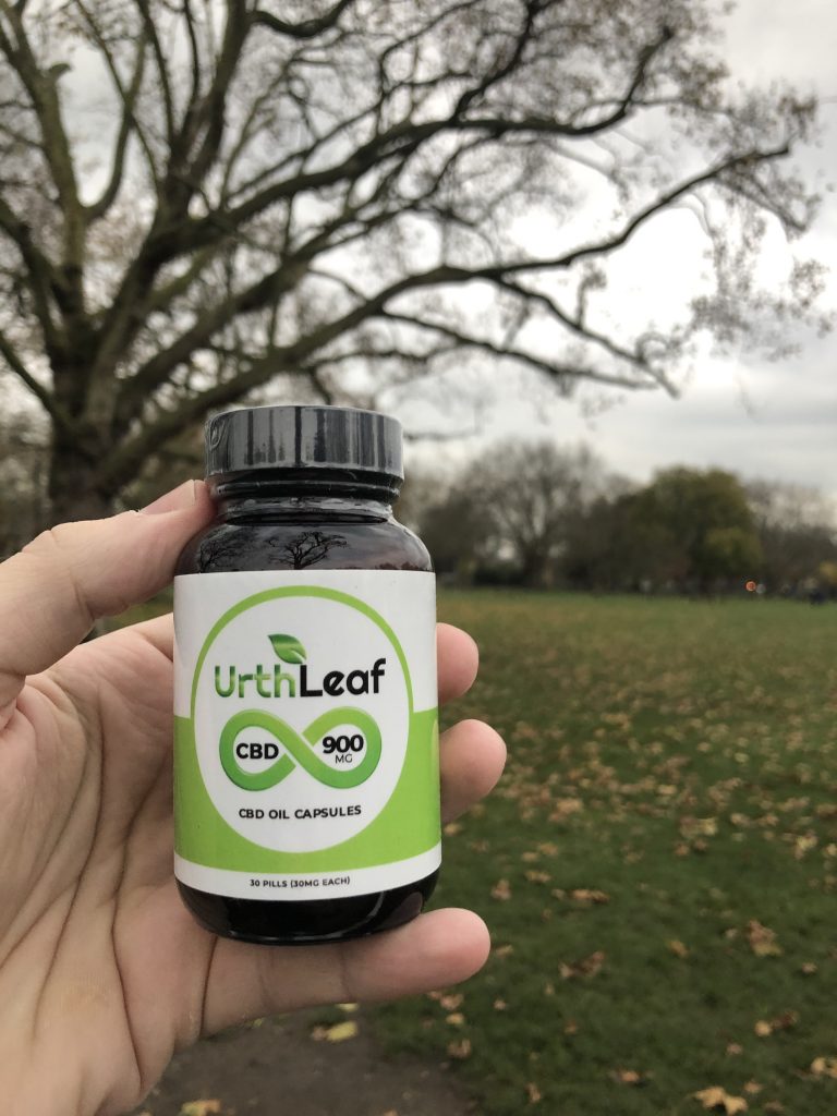 UrthLeaf CBD Gel Capsules 900mg