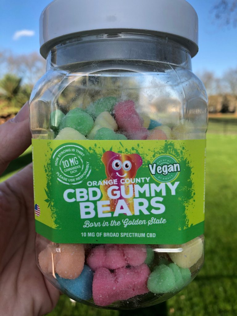 Orange County CBD Large Vegan CBD Gummy Bears