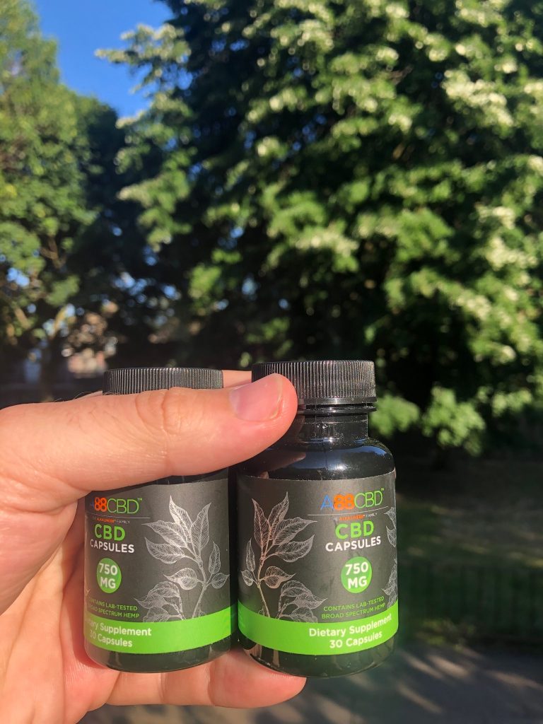 A88CBD Broad Spectrum CBD Capsules